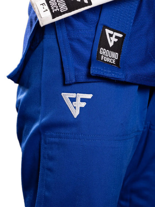 Ground Force Uniform Jiu Jitsu Blau