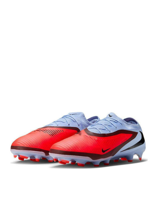 Nike Phantom 6 Low Pro FG Football Shoes with Blue Cleats Nike Phantom 6 Low Pro FG Football Shoes with Blue Cleats