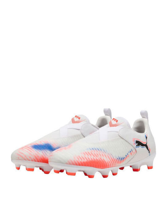 PUMA Future 8 Match Футболни Обувки с Бутони Бели
