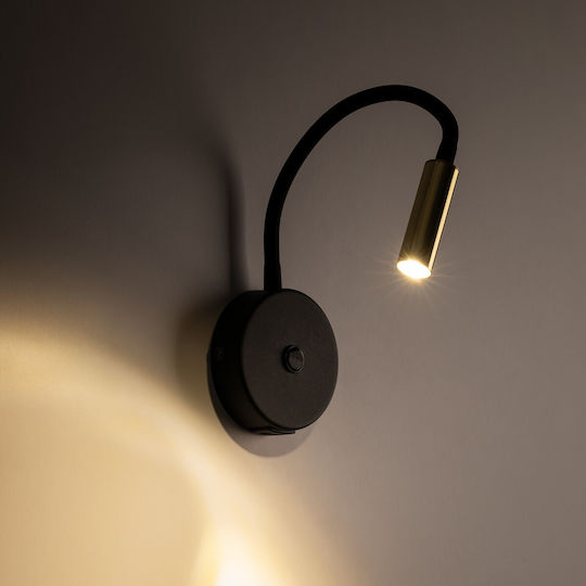 TK Lighting Μονό Σποτ με Ντουί G9 σε Μαύρο Χρώμα