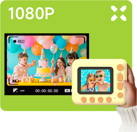 Avizar Instakid Kinderkamera 48MP mit Thermodruck Grün