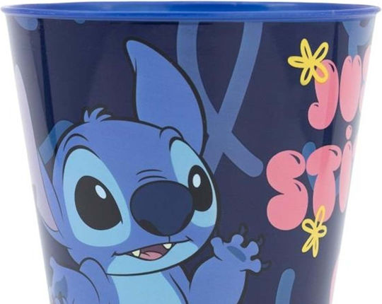 Stor Stitch Palms Glas Wasser aus Plastik 430ml