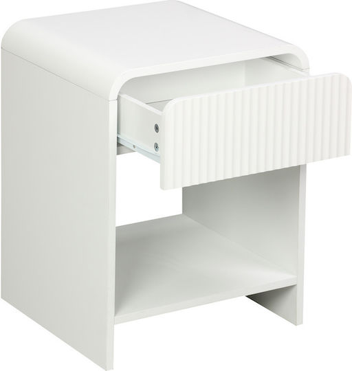 Zeplen Ξύλινο Λευκό 40x40x53cm 260-000029