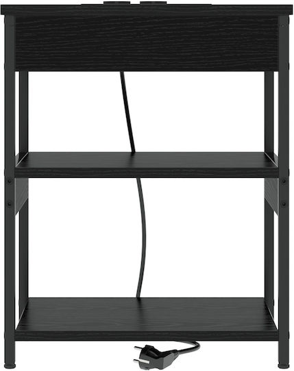 Noptiere Lemnoase Black oak 2buc 41x31x51cm