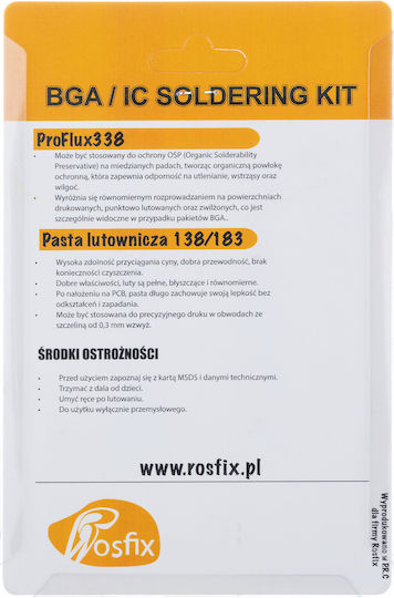 Set De Lipit Rosfix Rosfix Proflux338 + Lipici Lichid 138°c + 2x Piston 2x Ac