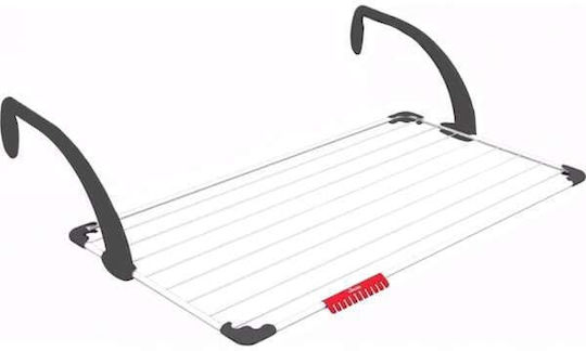 Vileda Brezza Hanging Drying Rack Stainless Steel Painted Metal with 10 m Hanging Length