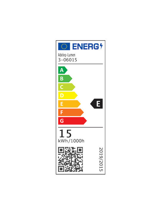 Adeleq Lampa De Perete Cu LED Integrat Și Lumină Alb Natural Argintie 60x4.5cm
