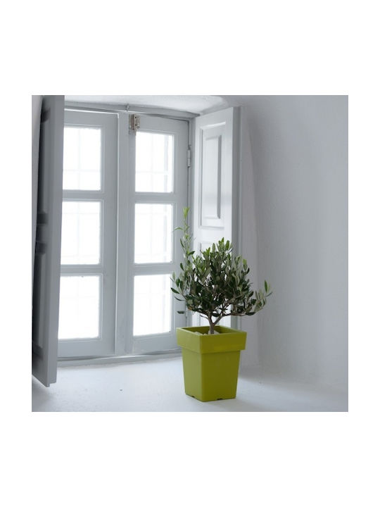 Viomes Linea Pot Plastic Anthracite - Molyvi 33x33x42cm.