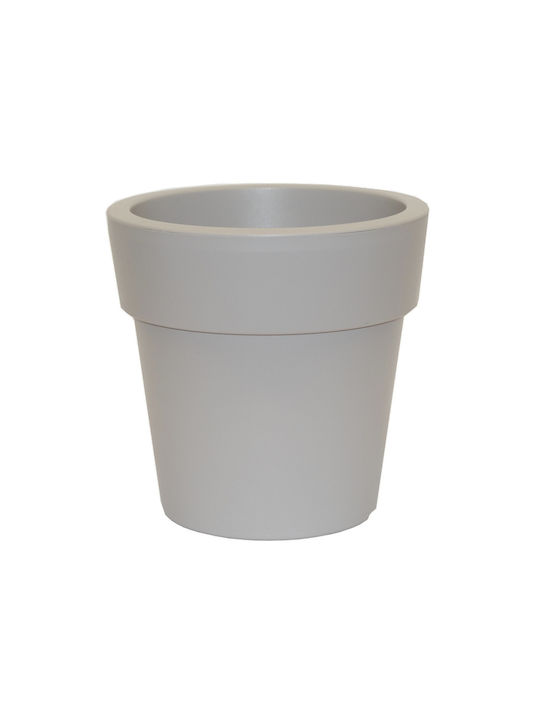 Viomes Linea Ghiveci Plastic Grey - Ash 35x35x33cm.
