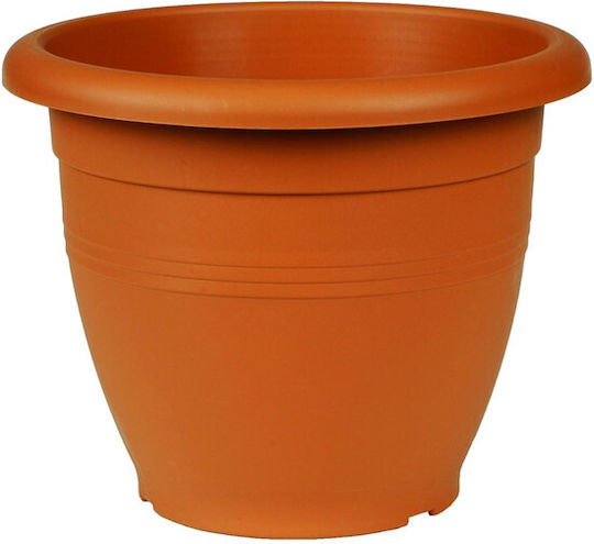Viomes Terracotta Γλάστρα Πλαστική Τερακότα 25x25x21εκ.