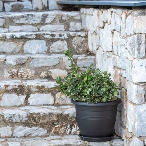 Viomes Terracotta Γλάστρα Πλαστική Τερακότα 25x25x21εκ.