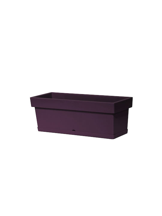 Viomes Linea Planter Box Plastic Bronze 48x18x17cm.