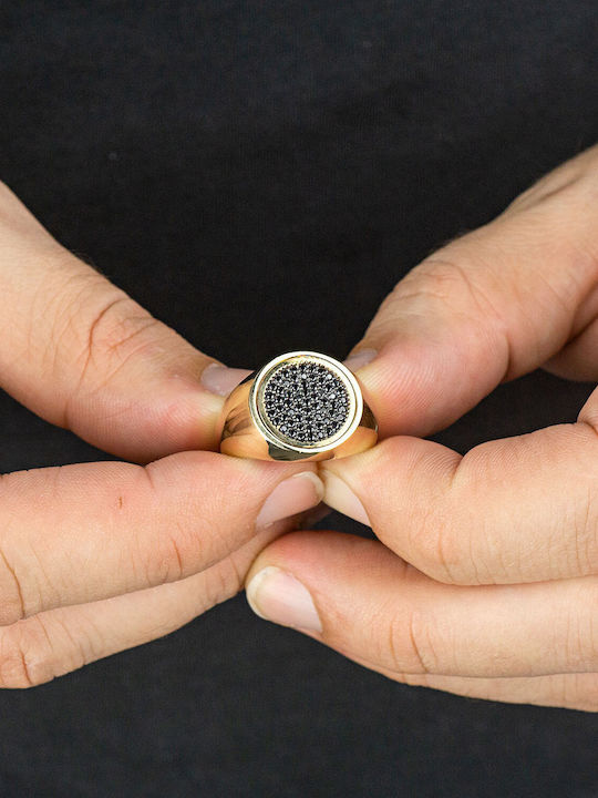 Kiriakos Gofas Herren Ring aus Gold 14K