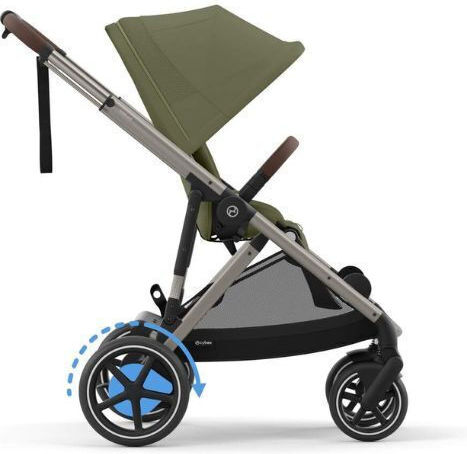 Cybex Gazelle S Baby Stroller Suitable for Newborn Moss Green 12.6kg
