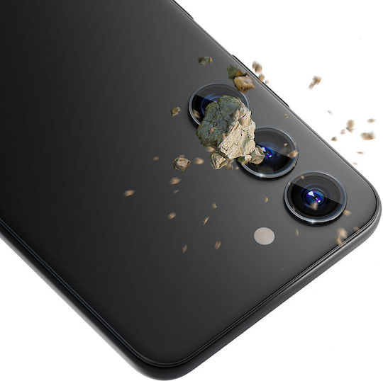 3MK Lens Protection Pro Camera Protection Tempered Glass Black for the Galaxy S23