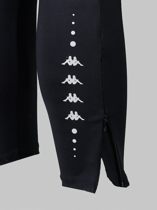 Kappa Kombat Run Foglio Men's Sports Long Leggings Black