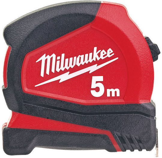Milwaukee Μετροταινία με Αυτόματη Επαναφορά 19mm x 5m