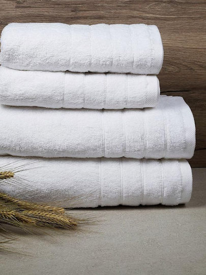 Sunshine Anais Hotel Bathroom Towel 140x70 cm 500gsm White
