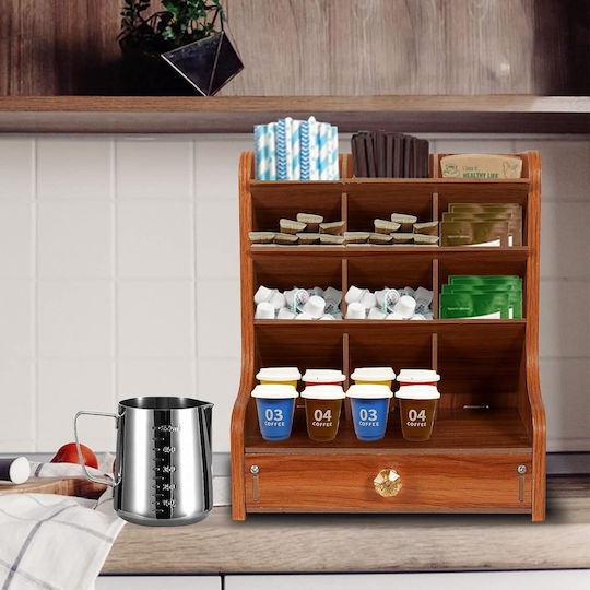Multifunctional Wooden Office Organizer Drawer 20x15x25 cm