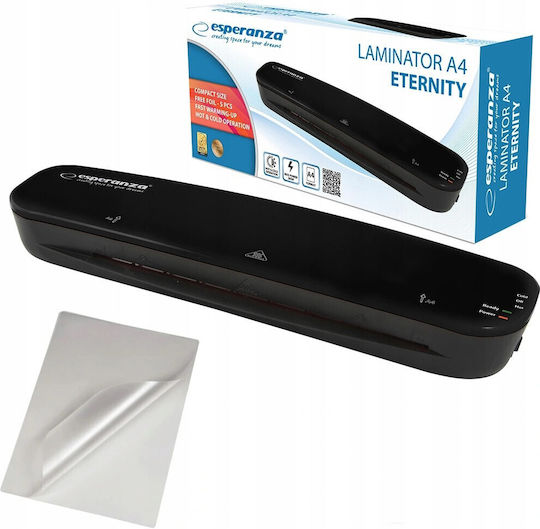 Esperanza Laminator Eternity Desktop for A4 125 Microns