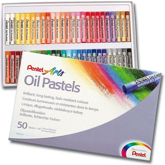 Pentel Oil Pastels Arts Oil Pastels 50colours PHN50
