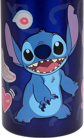 Stor Kids Water Bottle Lilo & Stitch Aluminium 400ml (Various Designs/Colours)