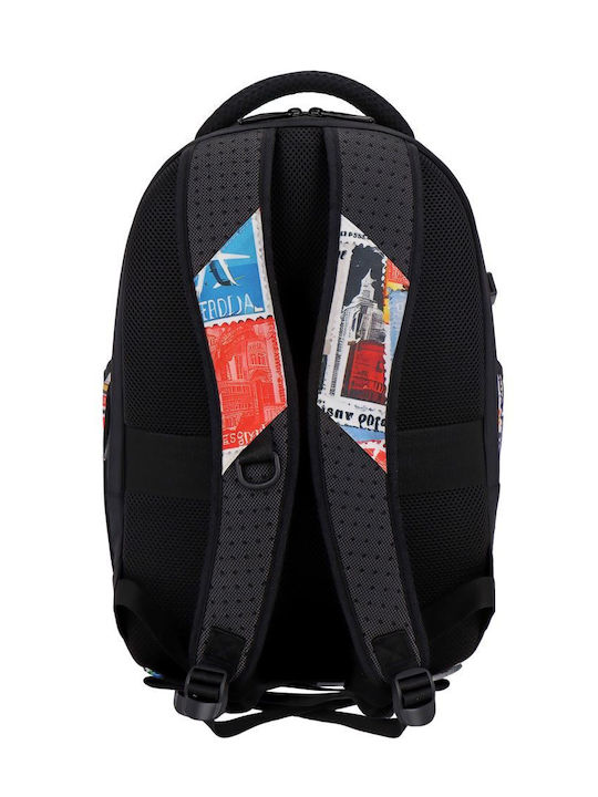 Must Team Art Tasche Rucksack Postage Stamps 20Liter Must Team Art Tasche Rucksack Postage Stamps 20Liter