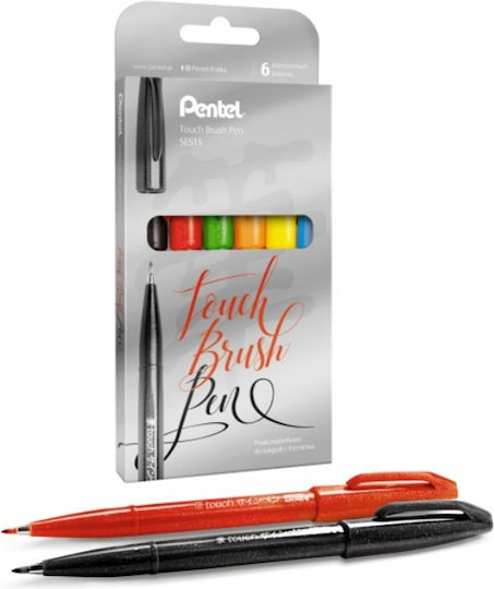 Pentel Markere de Proiectare Colors 6buc