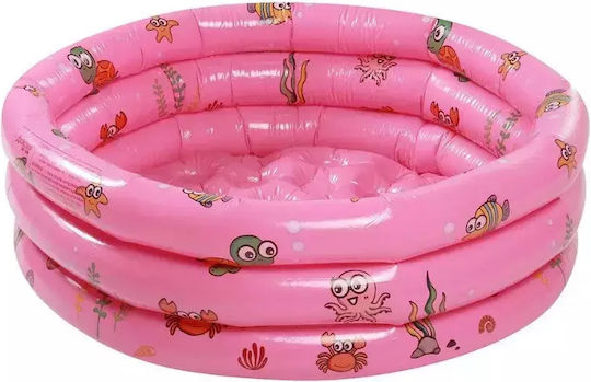 Children's Round PVC Inflatable Light Blue Swimming Pool