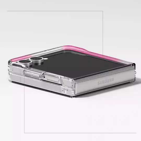 Ringke Back Cover Silicone / Plastic with Strap Transparent (Galaxy Z Flip7)