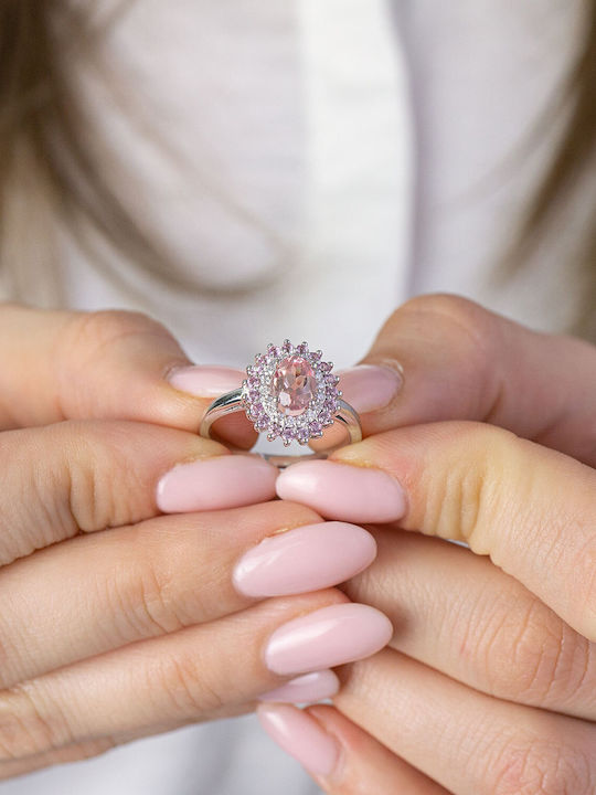 Kiriakos Gofas Damen Ring mit Diamant aus Weißgold 18K