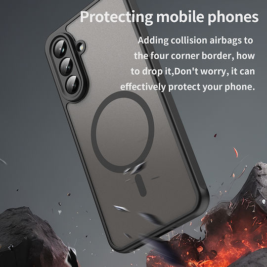 Techsuit Halofrost Ii Magsafe Umschlag Rückseite Kunststoff Schwarz (Galaxy A56)