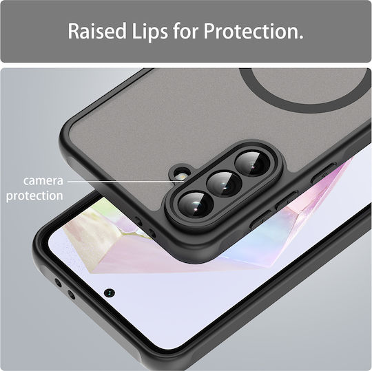 Techsuit Halofrost Ii Magsafe Umschlag Rückseite Kunststoff Schwarz (Galaxy A56)