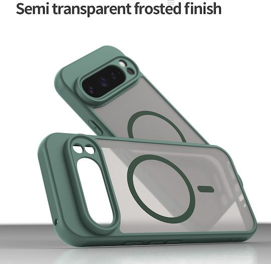 Techsuit Halofrost Ii Magsafe Задна Корица От Силикон Зелен За Google Pixel 9 Pro