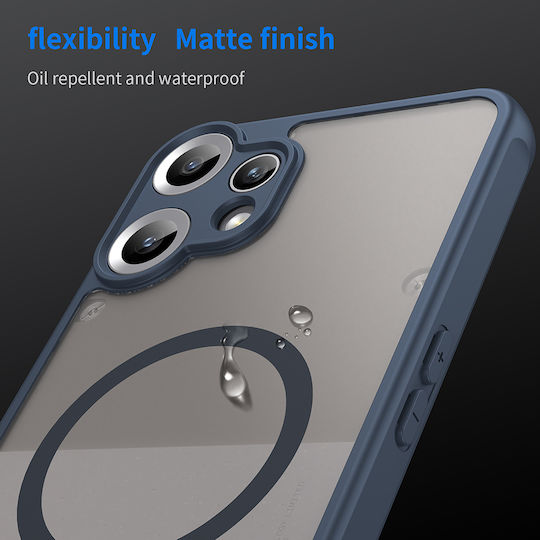 Techsuit Halofrost Ii Magsafe Back Cover Silicone Navy Blue (Nothing CMF Phone 2 Pro)