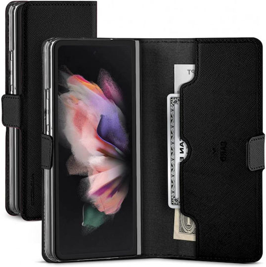 Mercury Diary Book Leather / Synthetic Leather / Plastic Black (Samsung Fold 3 (Samsung))