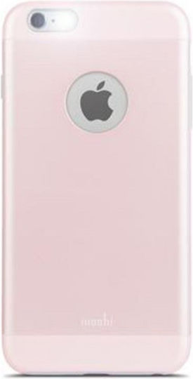 Moshi Iglaze Umschlag Rückseite Silikon Rosa (iPhone 6/6s Plus)