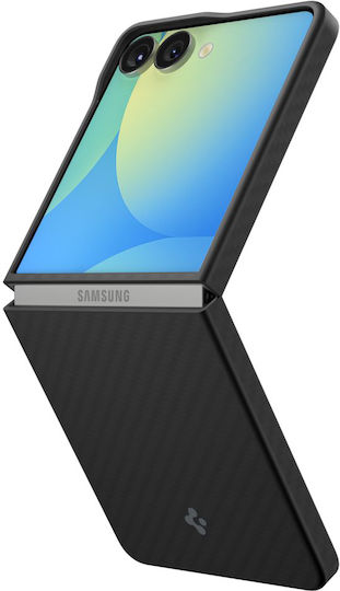 Spigen Airskin Buchen Sie Aramid Fiber 0.3mm Schwarz (Galaxy Z Flip7)