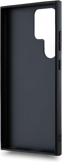 DKNY Pattern Задна корица Пластмаса / Кожа Черен (Galaxy S24 Ultra)