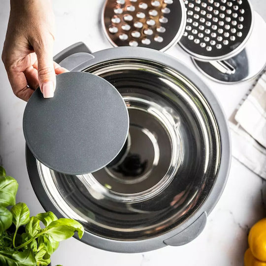 KING Hoff Stainless Steel Mixing Bowl Capacity 5lt with Diameter 24cm and Height 14cm.
