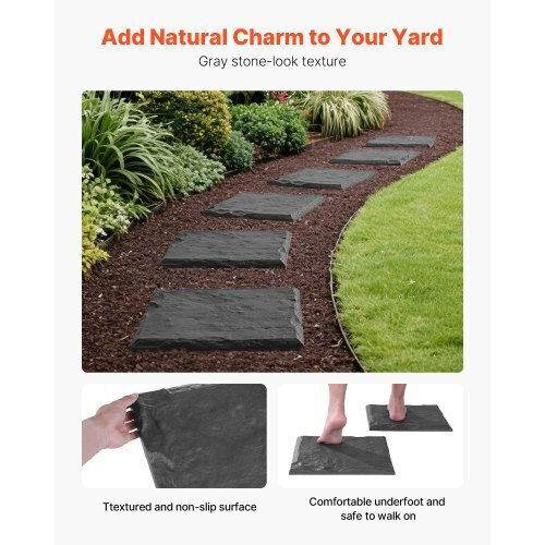 Vevor Garden Flooring Supplies Plastic Decking Board 39.37x39.37cm 16 Pieces