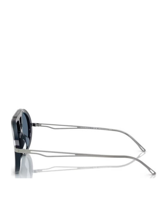 Emporio Armani Men's Sunglasses with Gray Frame and Blue Lens EA4242U 621380