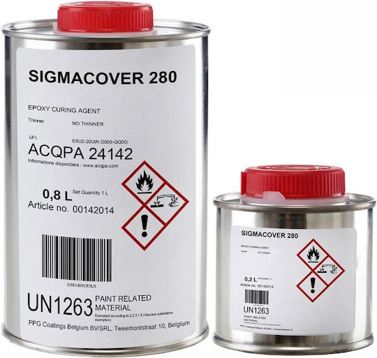 Sigmacover 280 Marine Paint Epoxy Primer Yachts Boats Camping Trailers 1 L