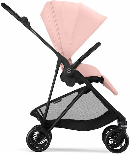 Cybex Melio Ρυθμιζόμενο Καρότσι Μωρού Kατάλληλο για Nεογέννητο Candy Pink 5.9kg