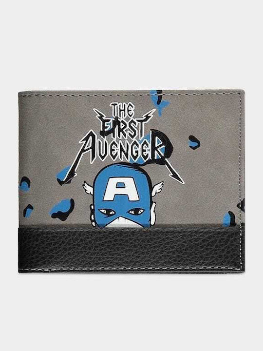 Marvel Captain America Bifold Wallet Herren Geldbörse Klassisch