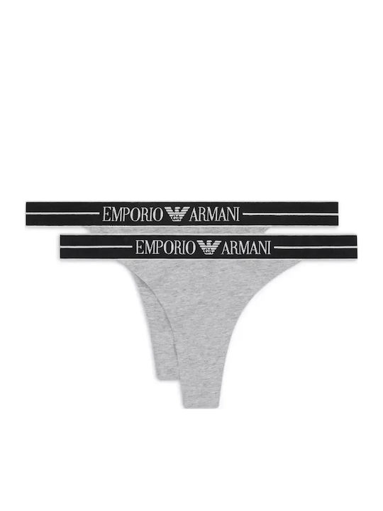 Γυναικεία String 2Pack Γκρι
