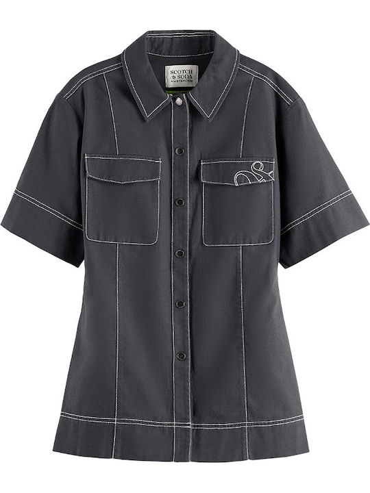 Women's Short Sleeve Shirt Grey
