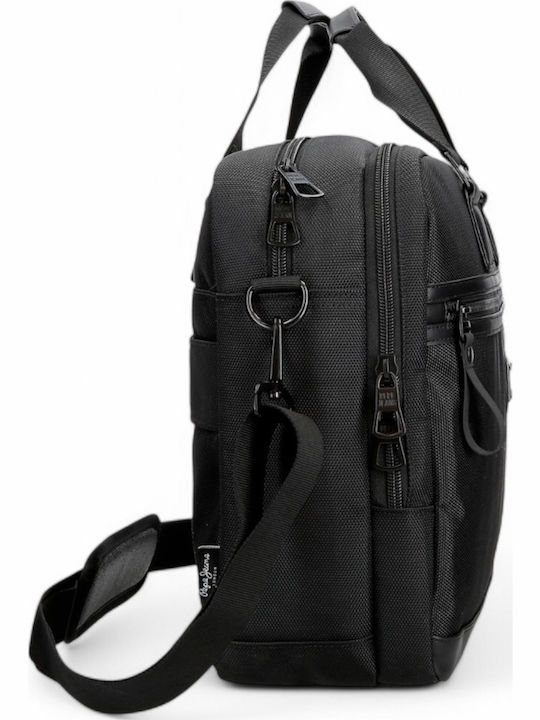 Pepe Jeans Blackmore Tasche Fall für Laptop 15.6" in Schwarz Farbe