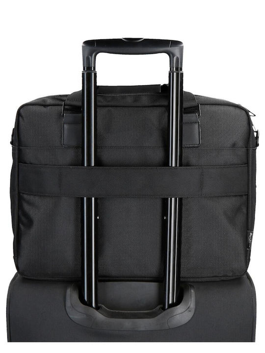 Pepe Jeans Blackmore Tasche Fall für Laptop 15.6" in Schwarz Farbe