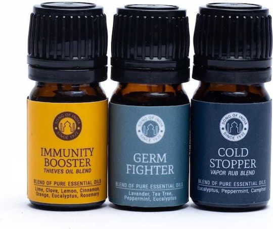 Aromatherapy Gift Set Wellness Blend Essential Oil Set 3 Essential Oils 5ml